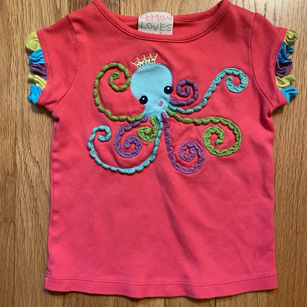 Lemon Loves Lime Octopus Tee